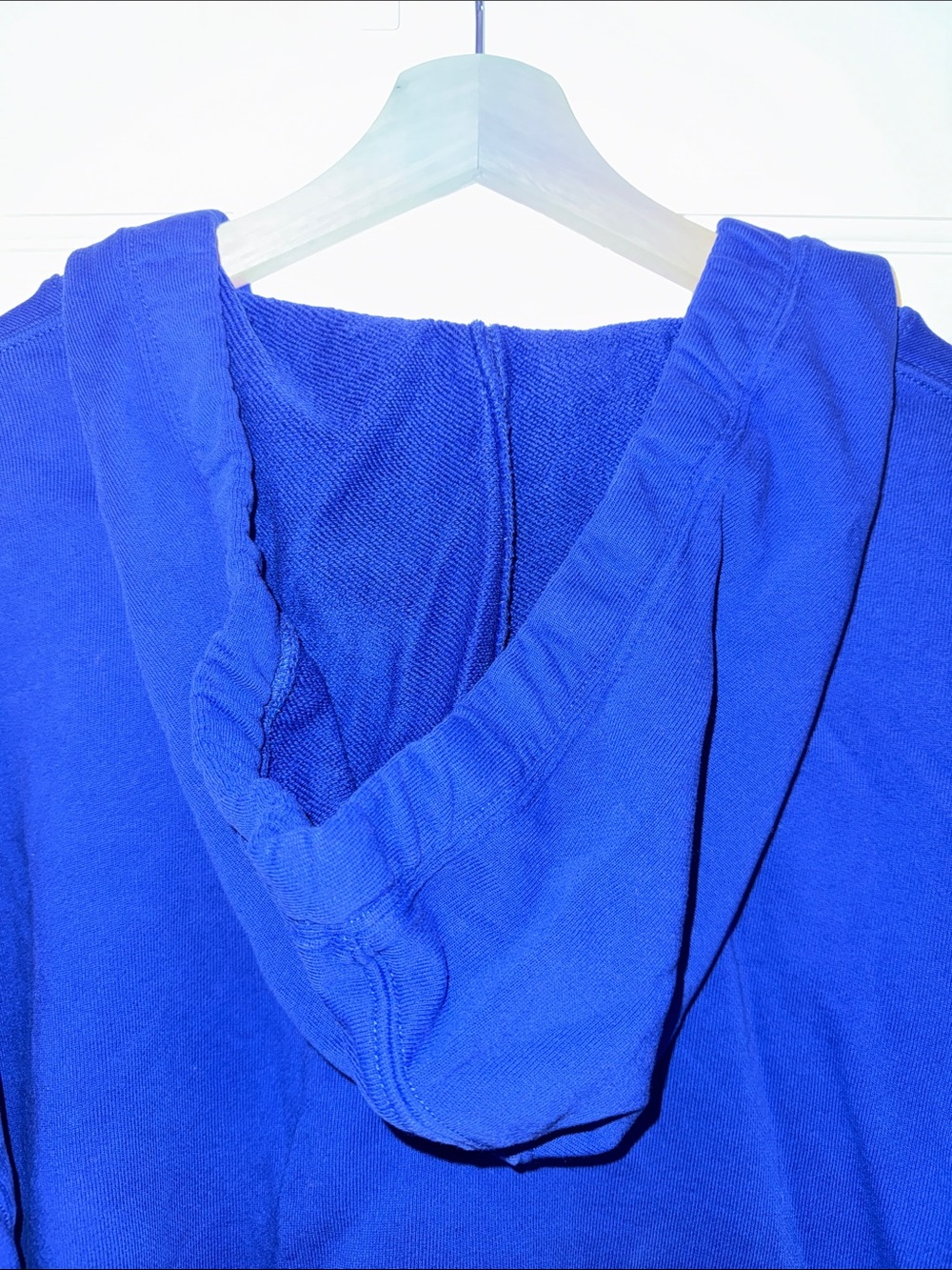 Free People Electric Blue Hooded Pullover Sweatshirt - Picture 7 of 8